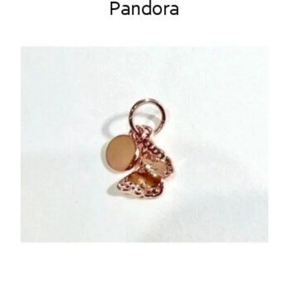 Pandora Rose Gold and Pink Butterfly Bracelet Charm